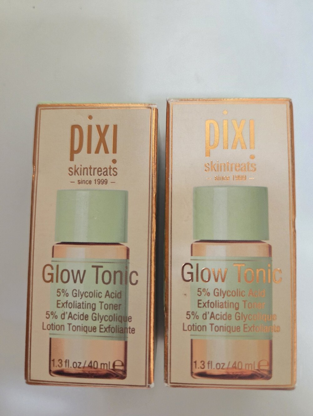 Pixi Glow Tonic 5% Glycolic Acid Toner 40 mL Lot of 2